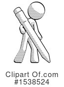 Halftone Design Mascot Clipart #1538524 by Leo Blanchette