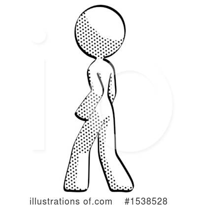 Royalty-Free (RF) Halftone Design Mascot Clipart Illustration by Leo Blanchette - Stock Sample #1538528