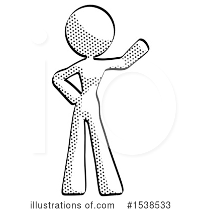 Royalty-Free (RF) Halftone Design Mascot Clipart Illustration by Leo Blanchette - Stock Sample #1538533
