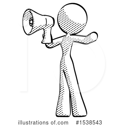 Royalty-Free (RF) Halftone Design Mascot Clipart Illustration by Leo Blanchette - Stock Sample #1538543