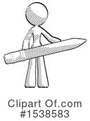 Halftone Design Mascot Clipart #1538583 by Leo Blanchette