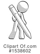 Halftone Design Mascot Clipart #1538602 by Leo Blanchette