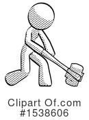 Halftone Design Mascot Clipart #1538606 by Leo Blanchette
