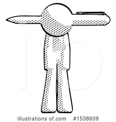 Royalty-Free (RF) Halftone Design Mascot Clipart Illustration by Leo Blanchette - Stock Sample #1538609