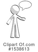 Halftone Design Mascot Clipart #1538613 by Leo Blanchette