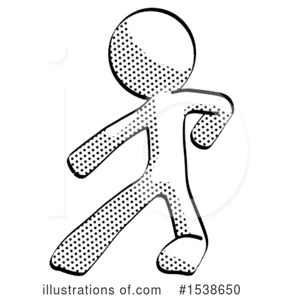 Royalty-Free (RF) Halftone Design Mascot Clipart Illustration by Leo Blanchette - Stock Sample #1538650