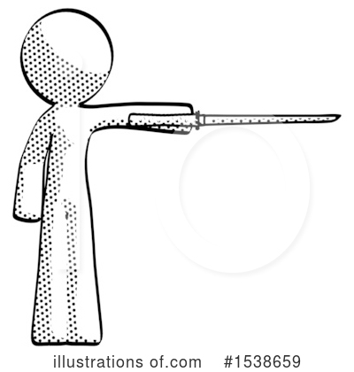 Royalty-Free (RF) Halftone Design Mascot Clipart Illustration by Leo Blanchette - Stock Sample #1538659