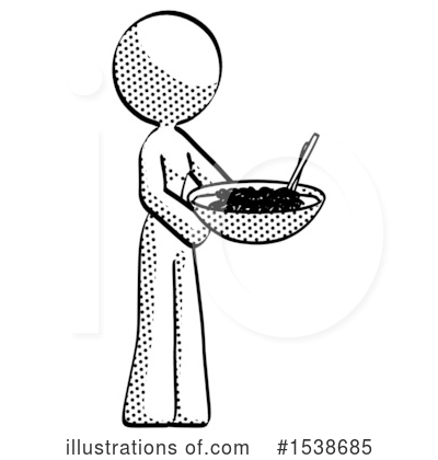 Royalty-Free (RF) Halftone Design Mascot Clipart Illustration by Leo Blanchette - Stock Sample #1538685