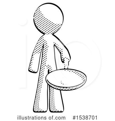 Royalty-Free (RF) Halftone Design Mascot Clipart Illustration by Leo Blanchette - Stock Sample #1538701