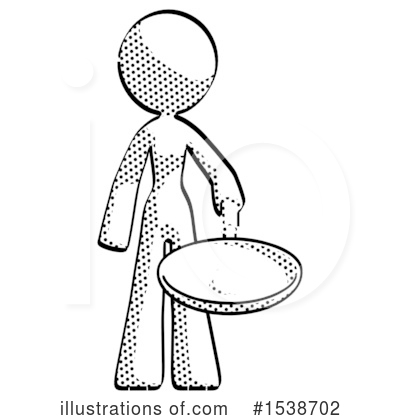 Royalty-Free (RF) Halftone Design Mascot Clipart Illustration by Leo Blanchette - Stock Sample #1538702