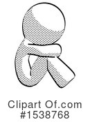 Halftone Design Mascot Clipart #1538768 by Leo Blanchette