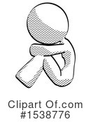 Halftone Design Mascot Clipart #1538776 by Leo Blanchette