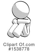 Halftone Design Mascot Clipart #1538778 by Leo Blanchette