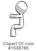 Halftone Design Mascot Clipart #1538785 by Leo Blanchette
