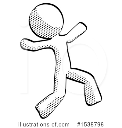 Royalty-Free (RF) Halftone Design Mascot Clipart Illustration by Leo Blanchette - Stock Sample #1538796
