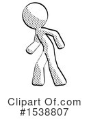 Halftone Design Mascot Clipart #1538807 by Leo Blanchette