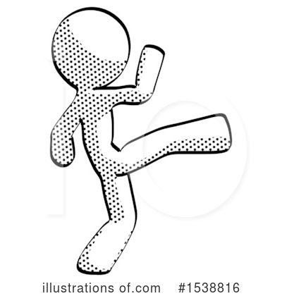 Royalty-Free (RF) Halftone Design Mascot Clipart Illustration by Leo Blanchette - Stock Sample #1538816