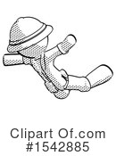 Halftone Design Mascot Clipart #1542885 by Leo Blanchette