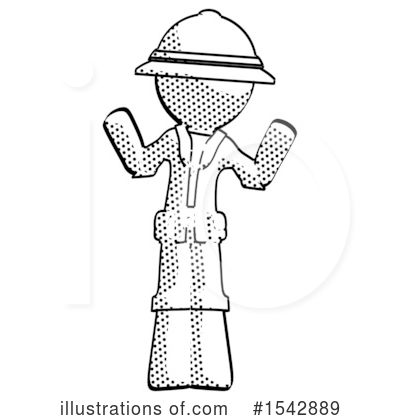 Royalty-Free (RF) Halftone Design Mascot Clipart Illustration by Leo Blanchette - Stock Sample #1542889