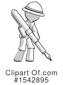 Halftone Design Mascot Clipart #1542895 by Leo Blanchette