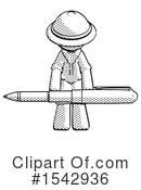Halftone Design Mascot Clipart #1542936 by Leo Blanchette