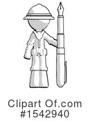 Halftone Design Mascot Clipart #1542940 by Leo Blanchette
