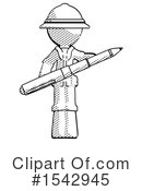 Halftone Design Mascot Clipart #1542945 by Leo Blanchette