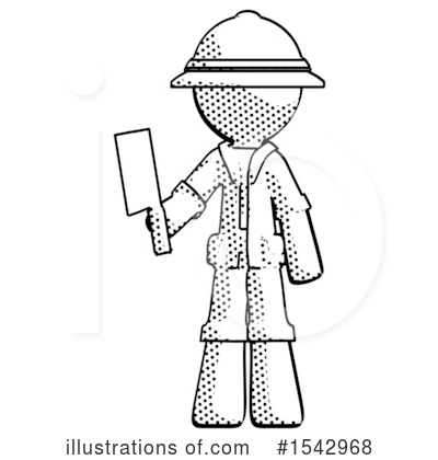 Royalty-Free (RF) Halftone Design Mascot Clipart Illustration by Leo Blanchette - Stock Sample #1542968