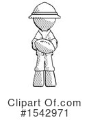 Halftone Design Mascot Clipart #1542971 by Leo Blanchette