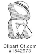 Halftone Design Mascot Clipart #1542973 by Leo Blanchette