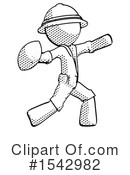 Halftone Design Mascot Clipart #1542982 by Leo Blanchette