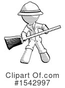 Halftone Design Mascot Clipart #1542997 by Leo Blanchette