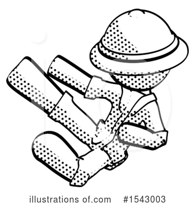 Royalty-Free (RF) Halftone Design Mascot Clipart Illustration by Leo Blanchette - Stock Sample #1543003