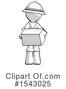 Halftone Design Mascot Clipart #1543025 by Leo Blanchette