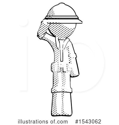Royalty-Free (RF) Halftone Design Mascot Clipart Illustration by Leo Blanchette - Stock Sample #1543062