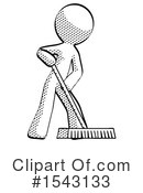 Halftone Design Mascot Clipart #1543133 by Leo Blanchette