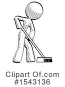 Halftone Design Mascot Clipart #1543136 by Leo Blanchette