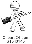 Halftone Design Mascot Clipart #1543145 by Leo Blanchette