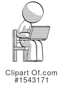 Halftone Design Mascot Clipart #1543171 by Leo Blanchette