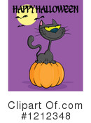 Halloween Cat Clipart #1212348 by Hit Toon