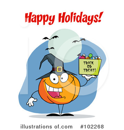 Halloween Pumpkin Clipart #102268 by Hit Toon