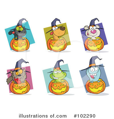 Royalty-Free (RF) Halloween Clipart Illustration by Hit Toon - Stock Sample #102290