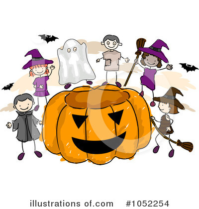 Royalty-Free (RF) Halloween Clipart Illustration by BNP Design Studio - Stock Sample #1052254