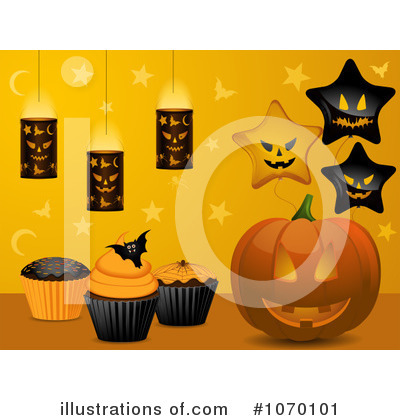 Royalty-Free (RF) Halloween Clipart Illustration by elaineitalia - Stock Sample #1070101