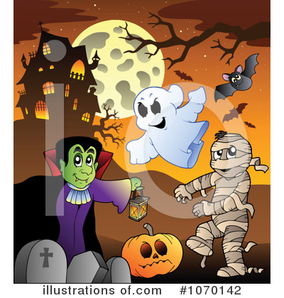 Royalty-Free (RF) Halloween Clipart Illustration by visekart - Stock Sample #1070142