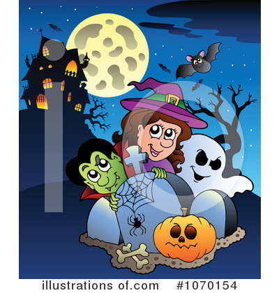Royalty-Free (RF) Halloween Clipart Illustration by visekart - Stock Sample #1070154