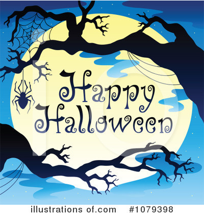 Royalty-Free (RF) Halloween Clipart Illustration by visekart - Stock Sample #1079398