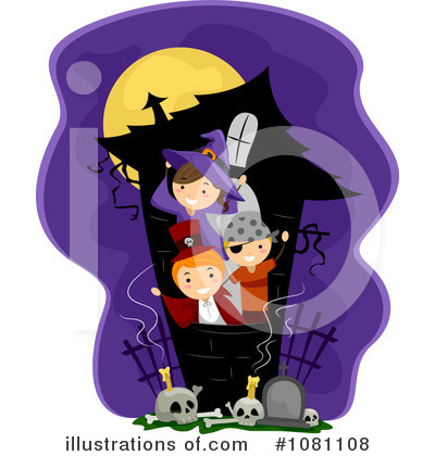 Haunted House Clipart #1081108 by BNP Design Studio