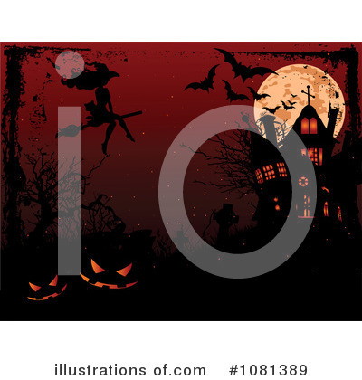 Royalty-Free (RF) Halloween Clipart Illustration by Pushkin - Stock Sample #1081389