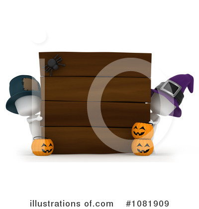 Royalty-Free (RF) Halloween Clipart Illustration by BNP Design Studio - Stock Sample #1081909